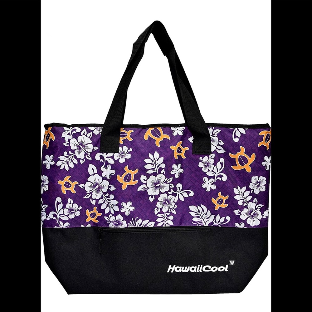 NWT Hawaiian Print Large Insulated Cooler Tote Bag